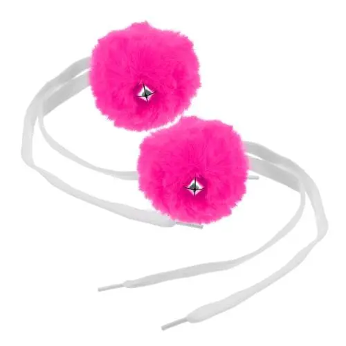 Produktbild: JOINPAYA Rollschuh-Pompons Mit Glöckchen Flauschige -Dekorationen Für Mädchen Und Damen Zubehör Für Rollschuhschuhe 2er-Pack