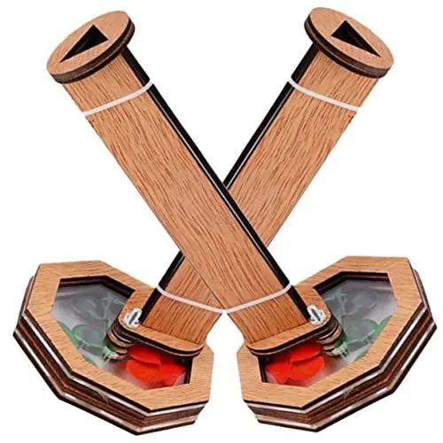 Produktbild: JOINPAYA 2St rotierendes Kaleidoskop funnytoys Funny Toys lustiges Kaleidoskop-Kit draußen Kinderspielzeug holzkit Kinder Outdoor Spielzeug Spielzeug-Kaleidoskop tragbares Kaleidoskop-Kit