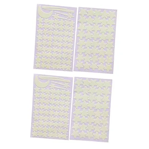 Produktbild: JOINPAYA 2 Sätze Wandaufkleber wandsticker schlafzimmer wandtattoos für schlafzimmer wall stickers living room Abnehmbare Aufkleber Punktaufkleber Aufkleber mit fluoreszierenden Sternen