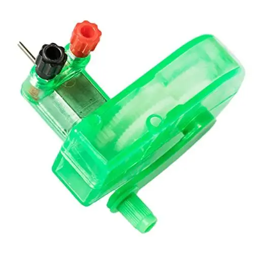 Produktbild: JOINPAYA 2st Handgenerator DIY-modellgenerator Wissenschaftliche Experimente Für Kinder Stromgenerator Tragbar Kinderspielzeug Autospielzeug Notstromgenerator Handkurbel Green Metall