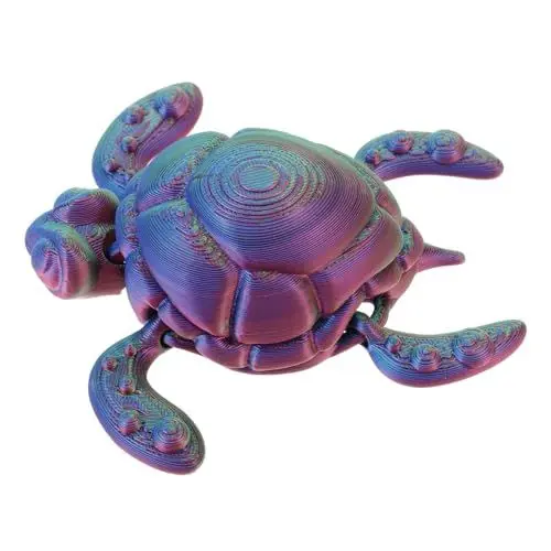 Produktbild: JOINPAYA 3D-Modell Der Meeresschildkröte Bewegliche Gelenke Lebensechte Meerestierfigur für Die Dekoration des Aquariums