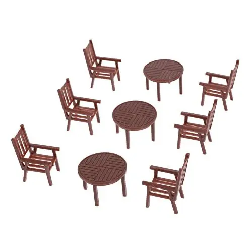 Produktbild: JOINPAYA Mini-Tisch Für Modell-Set 3er-Pack Miniatur-möbel Jungen Und Mädchen Spielzeug Für Mini-hausausstattung