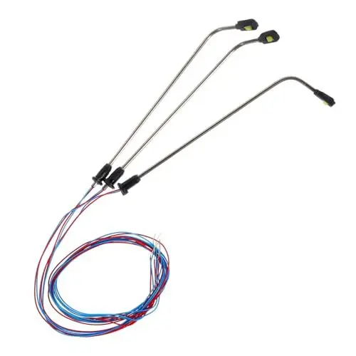 Produktbild: JOINPAYA 3st Modell Straßenlaterne Szene Lampe Mikro Straßenlaterne Mikro-landschaftsstraßenlaterne Modelleisenbahn-straßenlaternen Kleine Straßenlaternendekoration Abs