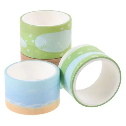 Produktbild: JOINPAYA 4rollen Kreatives Washi Tape Dekoratives Klebeband Mit Bunten Einzigartigen Mustern Für Scrapbooking -projekte Tagebuchgestaltung Und Kreative Bastelideen Für Und Persönliche