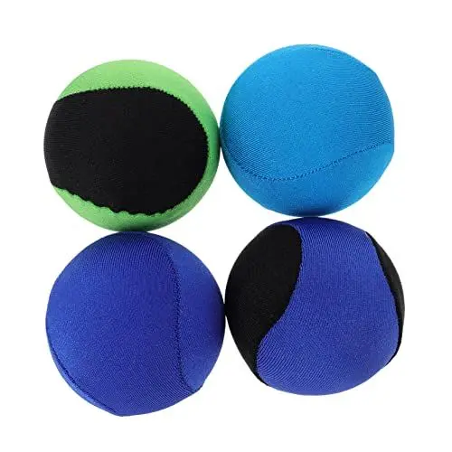 Produktbild: JOINPAYA 4 Stück Wasser Schwimmen schwimmfähige Bälle Sport-Hüpfbälle Stoffbälle wasserspielbälle Kinder Pool Spielzeug sommerspielzeug Spielzeugbälle Spielen springende Bälle