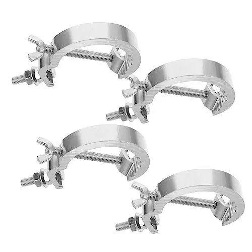 Produktbild: JOINPAYA Truss Clamp Bühnenbeleuchtung Klemmen 4 Stücke Heavy Duty Metall Truss Licht Haken Für Bühne