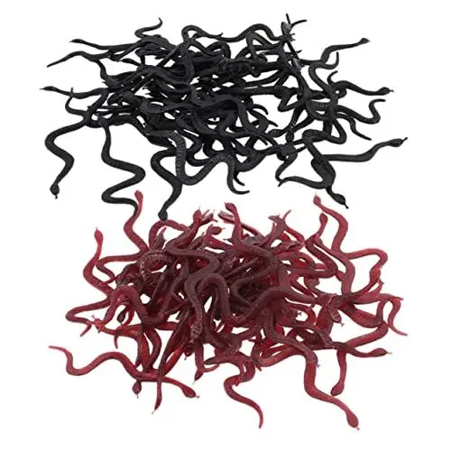 Produktbild: JOINPAYA 60St realistische Schlange gefälschte Klapperschlange Halloween Scherzartikel Halloween Dekoration Streich Schlange Requisite Schlangenmodelle für PVC