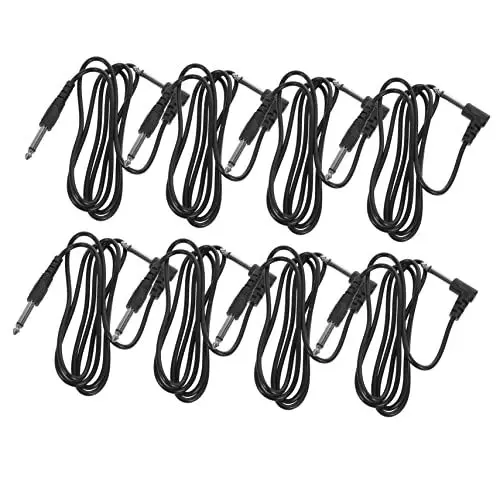 Produktbild: JOINPAYA 6 35 Mm Gitarrenkabel-set Elektrische Gitarrenkabel Rauschunterdrückte Instrumentenkabel Gitarrenkabel Patchkabel Für Gitarrenpedale