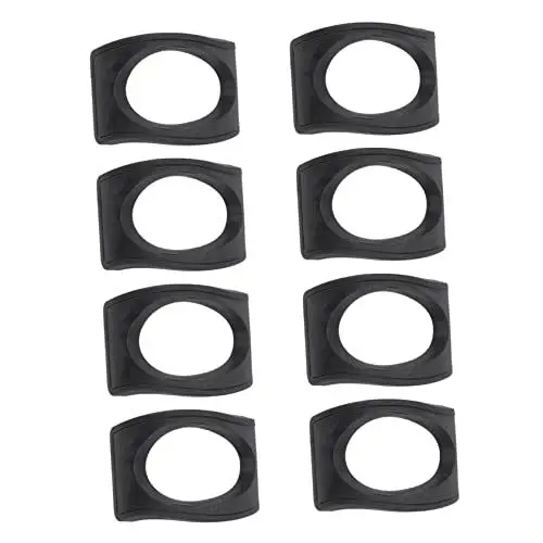 Produktbild: JOINPAYA 8St Okarina-Basis halterung Okarina-Beutel Okarina-Ausstellungsständer Okarina-Halter Instrumentenzubehör Inhaber langlebiger Okarina-Ständer Musikinstrumententeil Harz Black