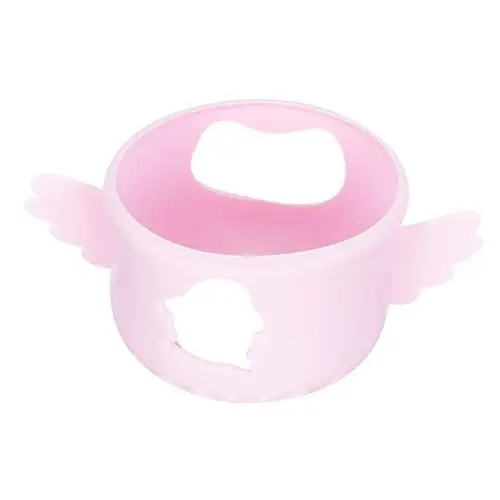 Produktbild: JOINPAYA Anti-Drop-Abdeckung für Babyflaschen Flaschenhalterabdeckung Adventsflaschen Greifflaschenhülle Babyflaschenabdeckung aus Glas Silikonhülle für Babyglasflasche Kieselgel Rosa
