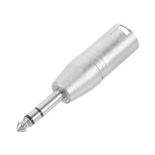 Produktbild: JOINPAYA Metall-adapter 1/4 Stereo 6 35 Mm Auf Buchse Für Mikrofon Kopfhörer Und Lautsprecher