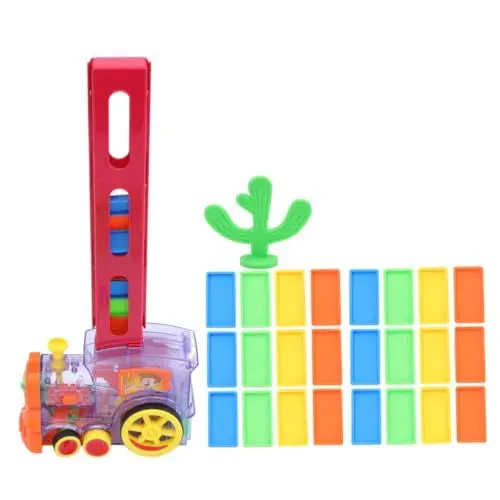Produktbild: JOINPAYA Domino-bausteine LKW-Spielzeug Für Kinder Elektrische Züge Für Kinder Zugspielzeug Für Kinder Automatisches Spielzeug Zum Legen Von Blöcken Automatischer Dominozug Domino Stapelzug