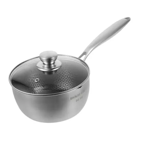 Produktbild: JOINPAYA Antihaft-bratpfanne Mit Deckel 22 Cm Edelstahl Wabendesign Einfaches Kochen Stabiler Kochtopf