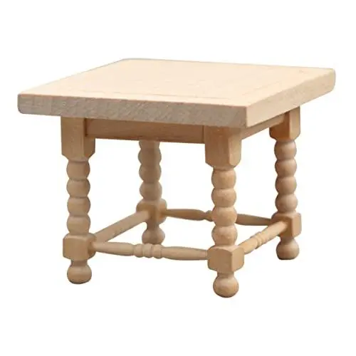 Produktbild: JOINPAYA Mini Möbel Miniatur Europäischer Stil Tisch Dekoration Mini End Tisch Für Puppenhaus Kleine Öbel Ideal Als Hausaccessoire Und Für Miniatur Wohnräume Miniatur Möbel