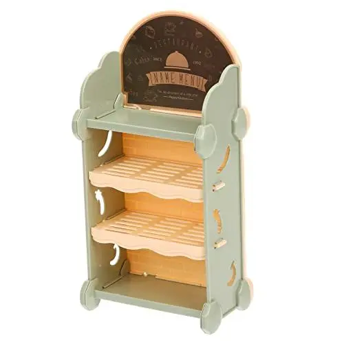 Produktbild: JOINPAYA Mini-Regal winzige Hausmöbel Küchenzubehör Mini-Möbelmodell Hausdekorationen für zu Hause Spielzeug für Kinder kinderspielzeug Toys Puppenhausmöbel Mini-Hausverzierung Plastik
