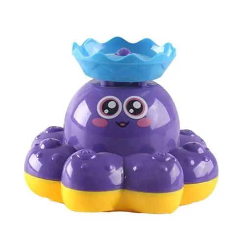 Produktbild: JOINPAYA Oktopus-Badespielzeug Pool Kinder kinderschwimmingpool waermepumpe elektronisches Sprühgerät Badewannenspielzeug für Kinder Badespielzeug für Kinder Sprühwasserspielzeug Violett
