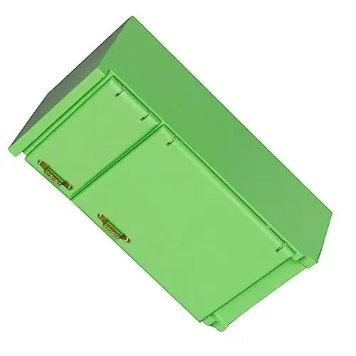 Produktbild: JOINPAYA Puppenhaus Kühlschrank Spielzeug für Kinder kinderspielzeug kühlschranck kühlschrankwaechter Mini kuehlschrank Toy Zubehör für Puppenhäuser Mini-Kühlschrank Puppenmöbel Holz Green