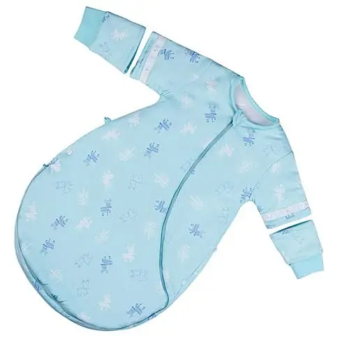 Produktbild: JOINPAYA Schlafsack Kinderschlafsack Schlafsack Kind -Schlafsack Schlafanzüge aus Baumwolle Wickelschlafsack Schlafsack für Wickeltasche für Babys Unisex-Schlafsack Blue