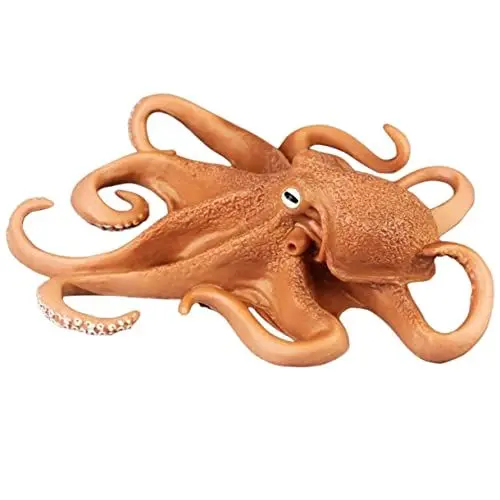 Produktbild: JOINPAYA Simulierter Oktopus Dekoratives Oktopus-Modell Interessantes Oktopus- Meerestierhandwerk Meeresdekorationen Für Zu Hause Interessante Tintenfischfiguren Brown Plastik