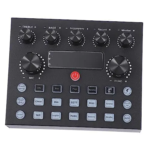 Produktbild: JOINPAYA Soundkarte Digitaler Konverter -sound Musikmischer Stimmwechsler Audio-mischpult Digitales Mischpult Dj-ausrüstung Podcast-ausrüstung Tonmischer Black Elektronisches Bauteil