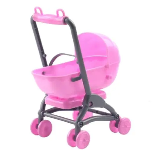 Produktbild: JOINPAYA Spielpuppenhaus-Kinderwagen-Modell: Mini-Kinderwagen-Modell Puppenhaus-Dekorations-Kinderwagen Bewegliches Kinderwagen-Modell Für Fotografie-Requisiten