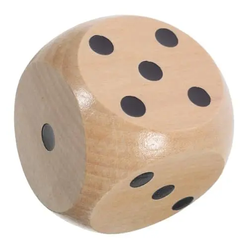 Produktbild: JOINPAYA große Würfel taschenspiele Pocket Game Holz Spielzeug Spielzeugwürfel Match Tischspiele Würfeln Holz Spiel requisit Spiel-Requisiten Würfel für Partyspiele mehrseitige Würfel