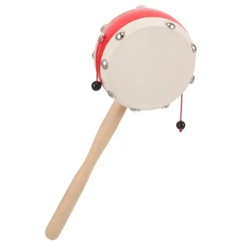 Produktbild: JOINPAYA musikinstrumente musical instruments für neugeborene Holzschlagzeug music instruments drum schütteln Schlaginstrumente für Babys Schaffell