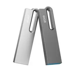 Produktbild: JOIOT 2 Stück USB Stick 64GB USB Sticks 3.0 USB 3.0 Stick USB Flash Drive 64GB USB Speicherstick High Speed Wasserdichtes USB Stick 64 GB für IOS Android Linux Pad Laptop Silber/Schwarz