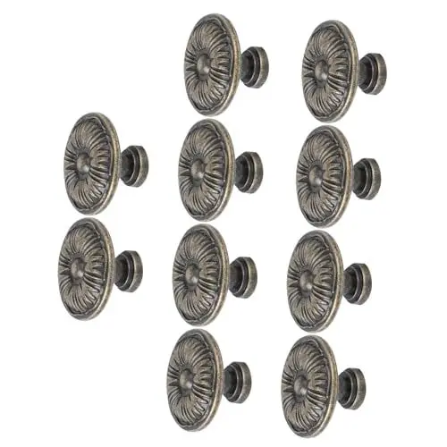Produktbild: jojofuny 10St schubladenschrank rustikale schubladengriffe vanity desk flurgarderobe Schranktürgriffe Schubladenknöpfe Ziehgriff Schublade zieht Schrankgriff Griff Schublade Möbel handhaben
