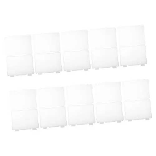 Produktbild: jojofuny 10 Stück Kartons Aufbewahrungskiste Fotoboxen Für 5x7 Bilder Bildaufbewahrungskoffer Aufkleberbox Bilderbox Aus Kunststoff Foto-organizer-etui Basteln Pp Mit Deckel Postkarte Weiß