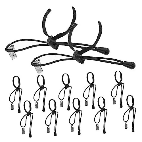 Produktbild: jojofuny Hintergrund-Clip-Set 12-teilig Klemmhalter Für Fotografie Video-Hintergrund-Clip- Klemme Elastische Bänder Glatter Hintergrund Schnelle Einstellung