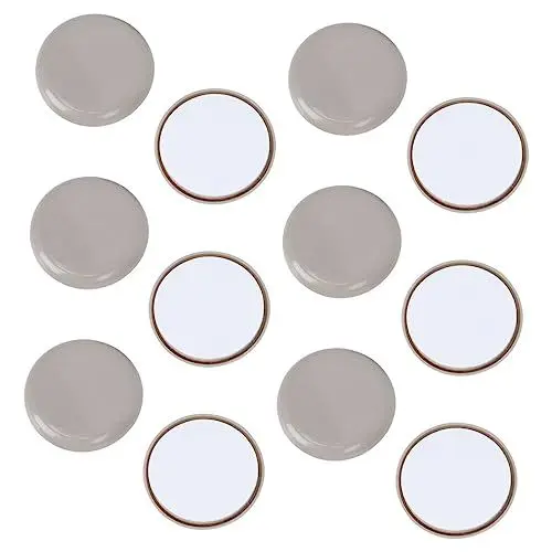 Produktbild: jojofuny 12st Tischset Schreibtischfüße Gleitpads Bodenschutzgleiter Stoßstangenschutz Couch-fußstütze Teppichgleiter Beinschützer Für Stühle Stuhlfüße Gleitpads Tisch Stuhl Plastik Möbel
