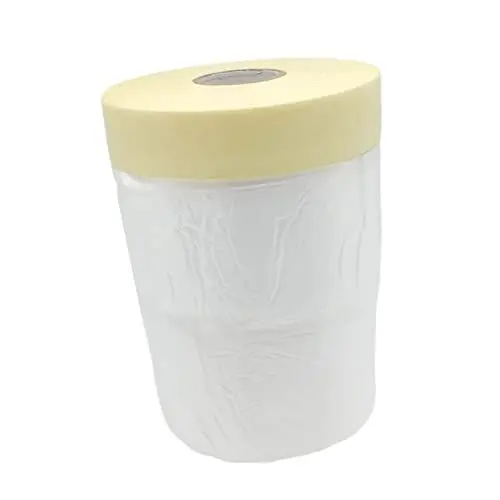 Produktbild: jojofuny Lackierband 550 Mm X 30 M Auto-abdeckfolie Weiß-khaki Sprüh-abdeckfolie für Die Auto-renovierung
