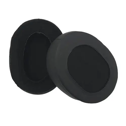Produktbild: jojofuny 1 Paar Kopfhörer-ohrpolster Ersatz Schwarzer Velours-Memory-Schaum Für Hm5 Q701 Over-Ear-Komfort