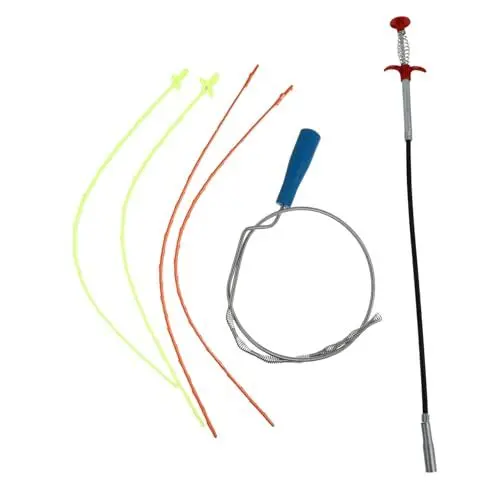 Produktbild: jojofuny 1 Satz Aufheben Unclogger Haarfängerstab Spülenverstopfungsentferner Abflussreinigungswerkzeug Für Sanitär Abflussreiniger-sticks Haarentferner Haare Sinken Abs