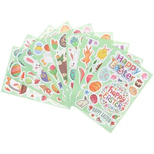 Produktbild: jojofuny Osterhase Fenster Klammert Sich Frohe Ostern Aufkleber Home Decor Fenster Klammert Set