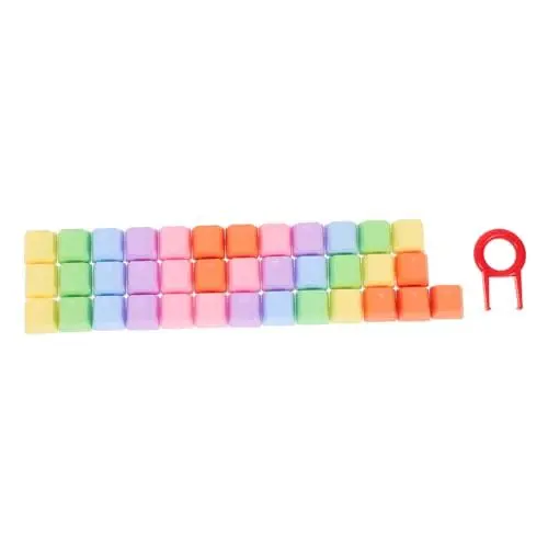 Produktbild: jojofuny 1satz Tastenkappen Tasten Bunte Rainbow-OEM-höhe Kompatibel Mit Langlebige Keycaps Für Mechanische Gaming-tastaturen