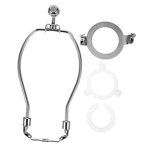 Produktbild: jojofuny 1 Set Lampenständer Lampenschirmhalter Lampenreparaturset Lampenschirmadapter Lampenschirm Harfenhalter Lampenschirmhalterung Beleuchtungszubehör