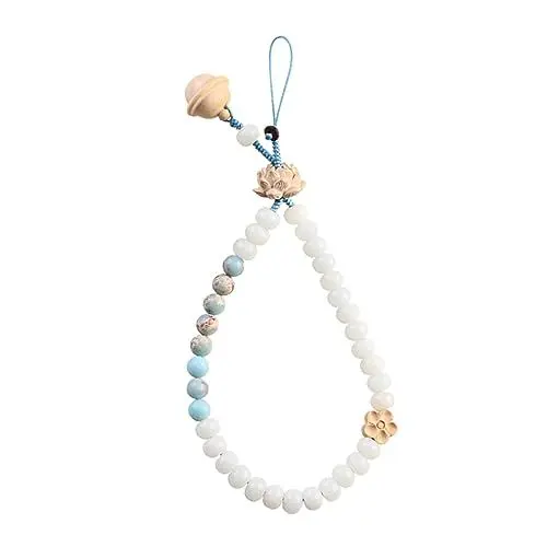 Produktbild: jojofuny Perlen-handy-charms Lanyard Handy Perlen Lanyard Strap Telefon Kette Handgelenk Lanyard Telefon Armband Riemen Mode Telefon Lanyard