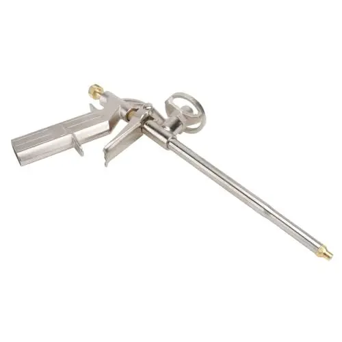 Produktbild: jojofuny 1stk Klebepistole Aus Aluminium Dichtungsschaber Hoch Dichtungsrohr Abdichten Leim Shooter Kabellose Werkzeuge Schaumstoff-kleber-shooter Kartuschenpistole Gesicht Metall