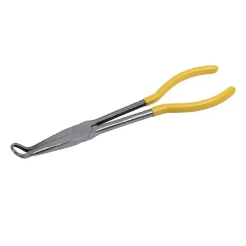 Produktbild: jojofuny 1stk Zangenwerkzeug Spitzzange Aus Metall Nasenschraubgriffe Gleitgelenk Zangen Werkzeuge Nasenzange Flache Nase Abgewinkelte Zange Seitenschneider Crimpklemme Reparatur Zündkerze