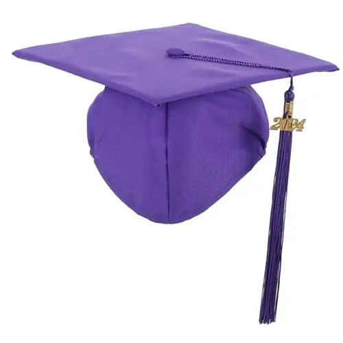 Produktbild: jojofuny 2023 Abschlusskappe Abschlusskappe Und Abschlusskleid 2023 Für Absolventen Highschool-Absolventenhut Abschlusskleid Und Abschlusskappe Dekorationen Universitätsabschlusshut