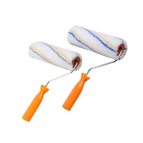 Produktbild: jojofuny 2St Farbrollerbürste tapetenkleister wand streichen malsachen Malerrolle Lackierrolle Deckenfarbe Malset Schaum Grill-Set DIY werkzeug Tapeten-Farbroller malen Walzenbürste Pinsel