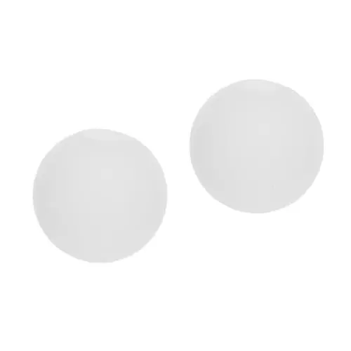 Produktbild: jojofuny 2St Kronleuchter aus Milchglas Weißes Glaslampenabdeckung Runde Glaskugel Lampenschirm Fixture Ersatzkugeln Schattierungen Lichtkugeln zum Austausch von Beleuchtungskörpern