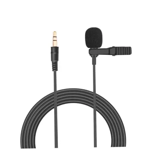 Produktbild: jojofuny 2St Lavalier-Mikrofon Profi-Mikrofon mikrofon Mini kabellose Mikrofone Gaming konferenzmikrofon konferenz-mikrofon Clip-Mikrofon 3,5-mm-Mikrofon Kapazität Zubehör Osmo Metall