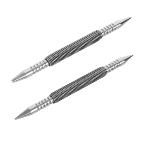Produktbild: jojofuny Vielseitiges Federnagelstanzer-set – Kohlenstoffstahl – 1/16 Und 1/8 – Müheloses Lochen