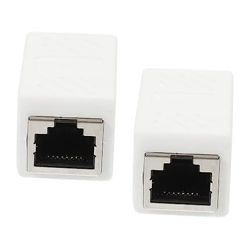 Produktbild: jojofuny RJ45 Ethernet Adapter Cat 5 Cat 5e Cat 6 Kupplung Ethernet Kabel Verbinder Weiblich Zu Weiblich Ideal Für Netzwerkverbindungen Und Internetinstallationen