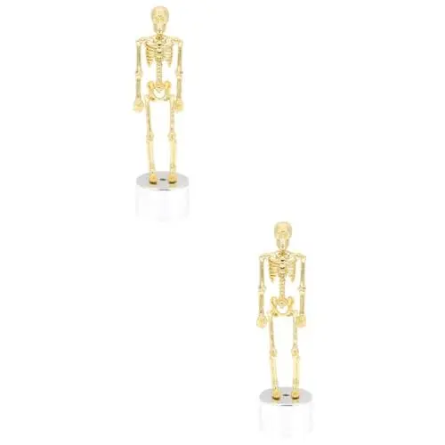 Produktbild: jojofuny 2St Schädellampe halloween party halloween lights rave on batteriebetriebene Teelichter Beleuchten Sie Halloween-Dekoration tischlampe Halloween-LED-Licht Halloween-Lichter Plastik