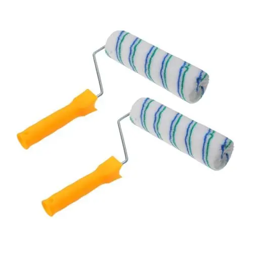 Produktbild: jojofuny 2St Walzenbürste bbrush wandverkleidung Wandmalerei Geschenkidee bbrusch malsachen genschenkideen schablonierpinsel drucken Lack Möbel Latexfarbe Rolle Polyester Fabrik