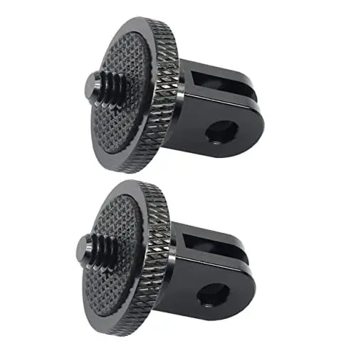 Produktbild: jojofuny Tragbarer 1/4 Zoll Kamerahalter-Adapter Mit Verriegelung Für Einbeinstativ Robuste Konstruktion Aus Aluminiumlegierung